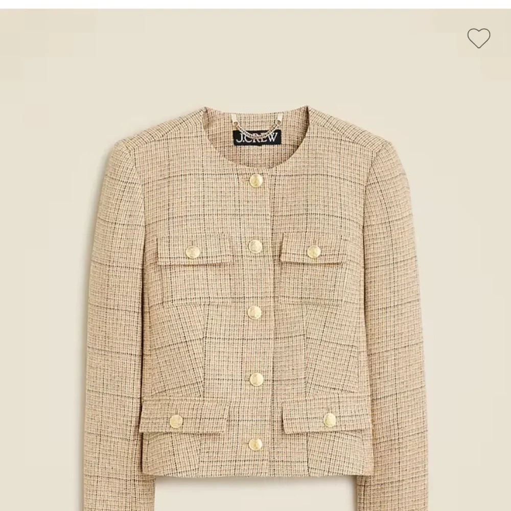 J Crew Isabelle lady jacket in tweed English plaid - Picture 2 of 8